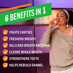 TheraBreath Complete Mouthwash, 6-in-1 Beneﬁts, Alcohol-Free, Revitalizing Mint